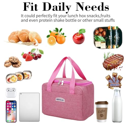 WUWYOUWL Lunch Bag, Cute Carton Insulated Lunch Box - Image 4