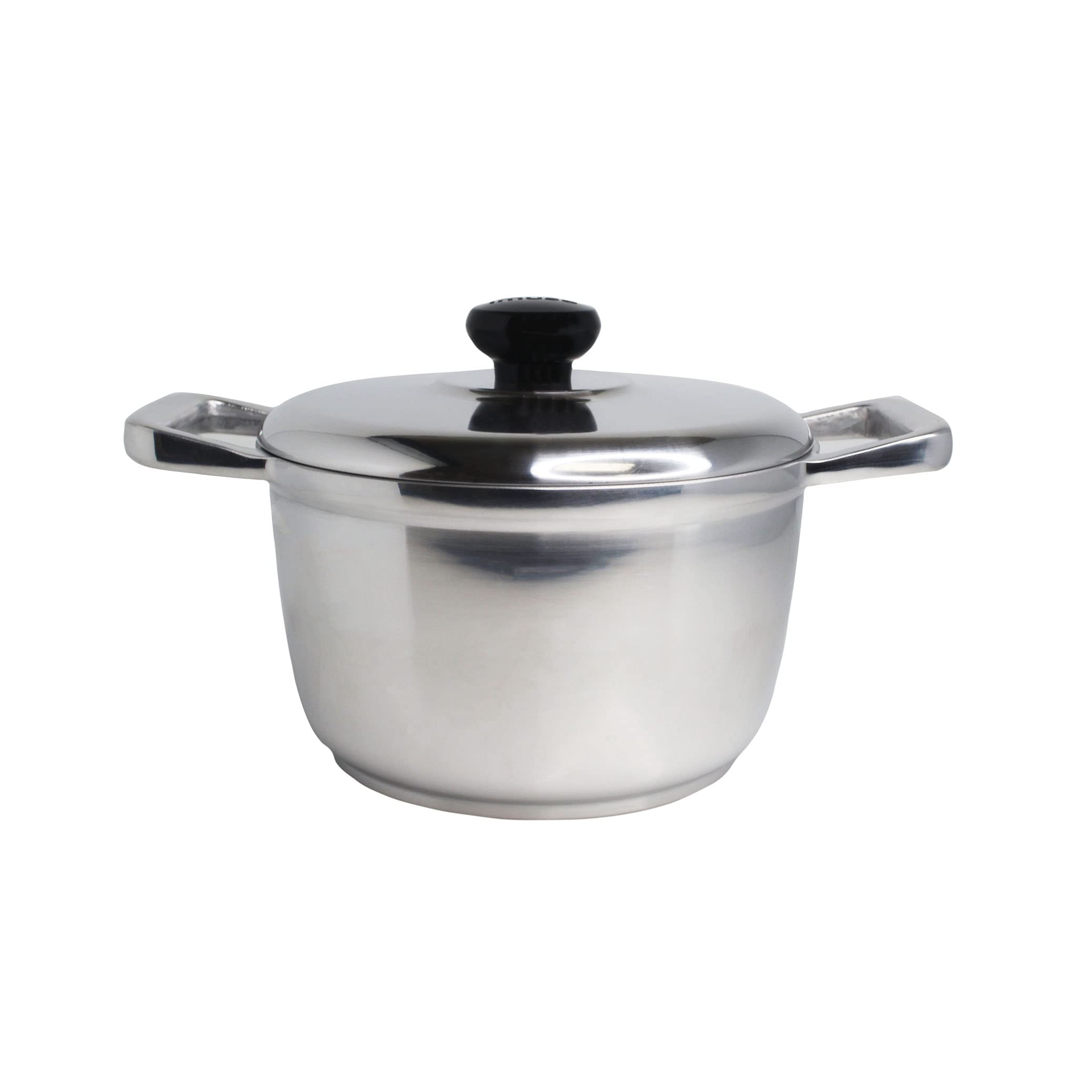 ImusaUSA 3.5 Quart Heavy Duty Cajun Cast Aluminum Dutch Oven with Lid, Silver, (IMU-89306)