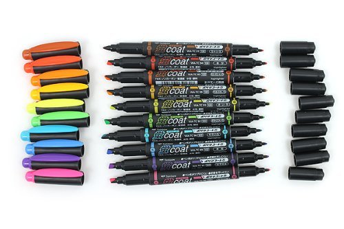 Amazon.co.jp: Tombow 蛍光マーカー蛍COAT 茶 WA-TC31 蛍光ペン