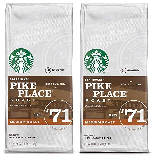 Starbucks Pike Place Medium Roast Ground Coffee (40 oz.)