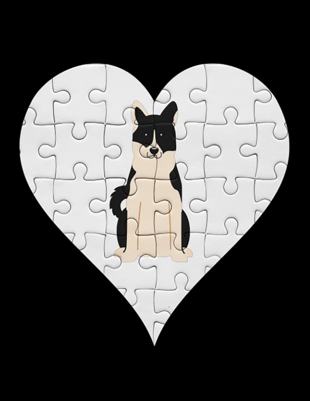 Annasena CrowderRusso European Laika Russo European Laika Heart Jigsaw Pieces Design Gift for Russo European Laika Lovers Journal: Amazing Notebook (8.5 x 11")