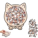 【猫型ユニークデザイン】ピースが猫の形を呈したフレームと愛らしい猫モチーフで構成され、組み立て時の発見感と完成後の装飾性を両立できます。 【上品モランディカラー】低彩度の洗練されたカラーパレットが大人のインテリアに自然に調和し、デスクや棚のアート作品としても活用できます。 【高品質木材仕様】安全な合板を採用し、研磨処理による滑らかな断面で指への負担を軽減し、耐久性に優れ繰り返し組んでも型崩れしにくいです。 【知的リラックス体験】丁度良い難易度で観察力と集中力を養い、ストレス解消と達成感を得られる...