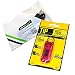 Nitecore TIP USB rechargeable 360 lumen keychain flashlight red color body with EdisonBright brand USB charging cable
