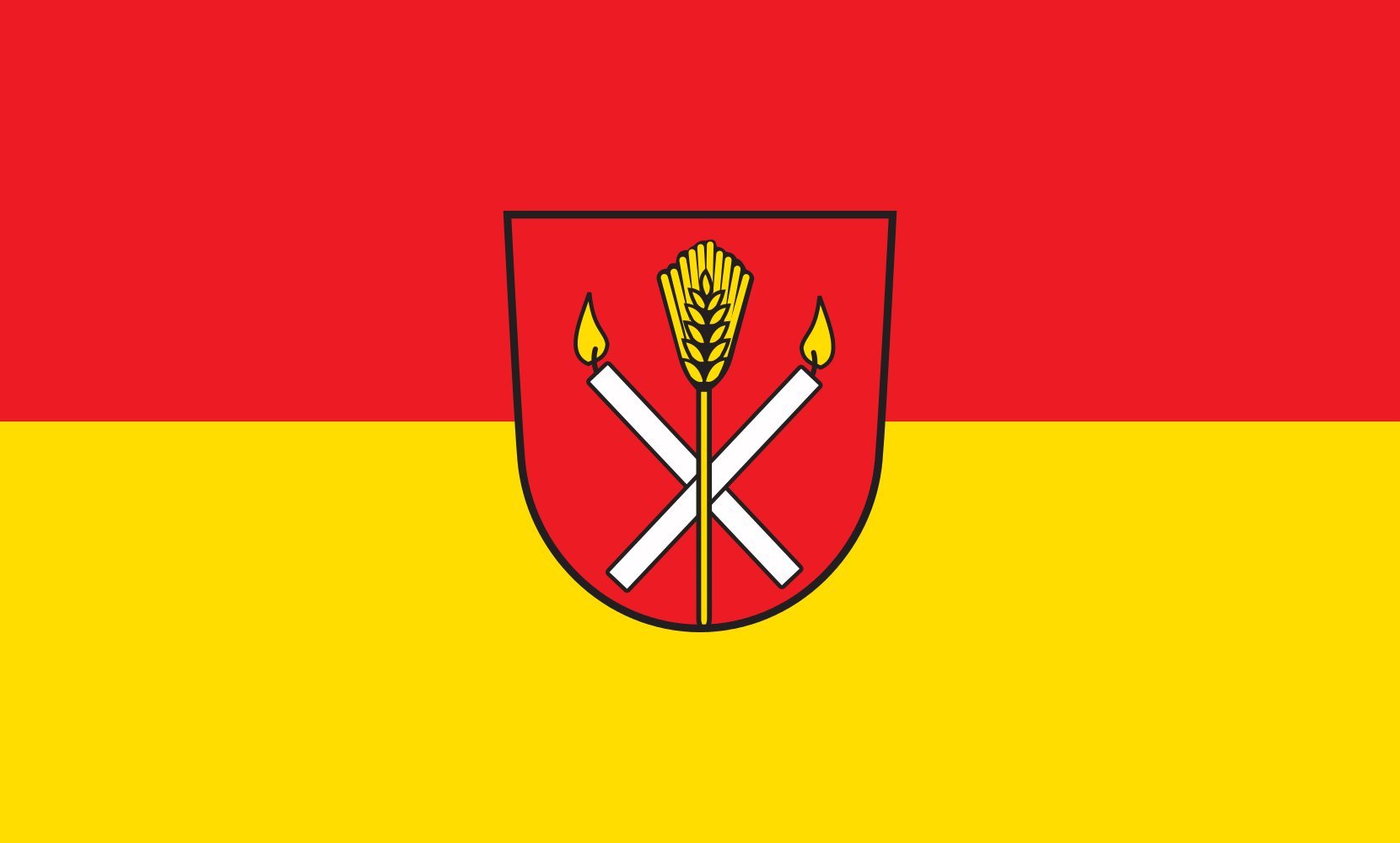 Drapeau paysage Alleshausen de 1.35m² sublimez vos cérémonies et parcs extérieurs