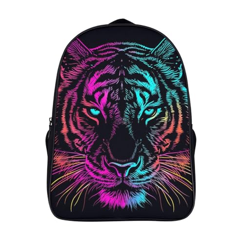 Cartable garçons et filles style tigre de 40cm pour ranger tous les grands cahiers