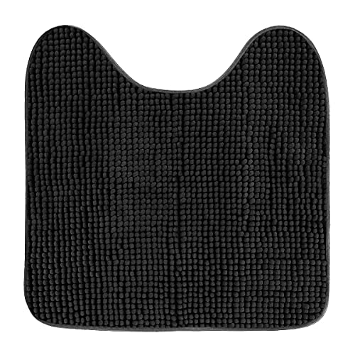 1001KDO POUR LA MAISON Tapis Contour de WC Sweety Noir