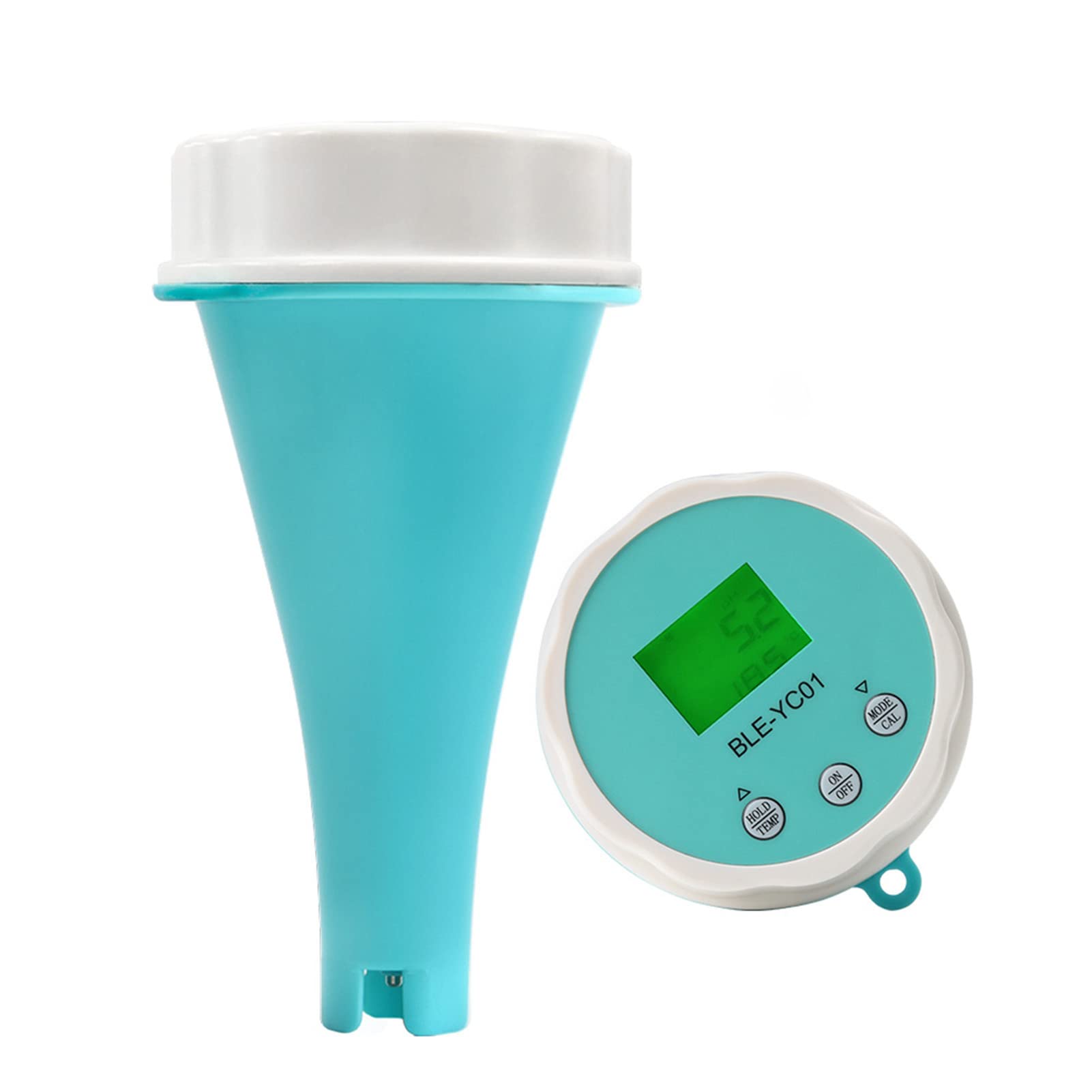 Cryfokt Medidor de Prueba de Agua Portátil 6 en 1 PH EC TDS ORP Temp Tester para Piscina, Acuario, Laboratorio - Tamaño: 6.3x3.1x3.1in Material: ABS