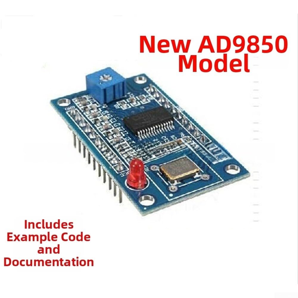 AD9851 DDS Signal Generator für 0-70MHz mit Sinus- und Rechteckwelle, 180MHz Takt, einstellbarer Tastgrad, für Elektronik Tests und Messungen