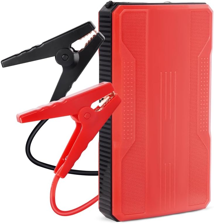 KOPUO 12V Lithium Car Jump Starter with jumper cables