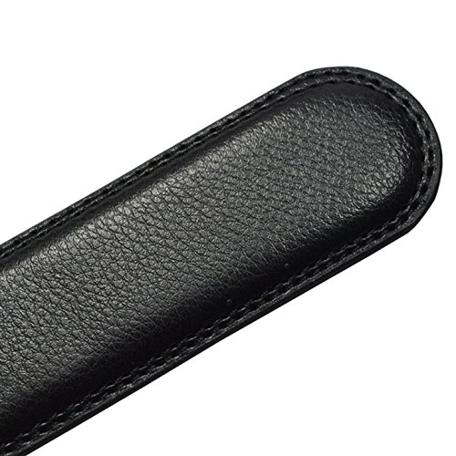Ratchet Adjustable Slide Belt - Genuine Leather Belt for Men 1 3/8'' Width, Gift Packaged4