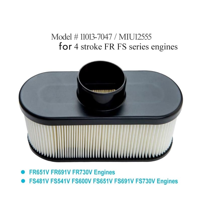1 Juego de Kit de Ajuste for Tractor cortacésped FR651V FR730V FS481V, reemplazo for Filtro de Aceite 49065-7007 for Filtro de Aire 11013-7047
