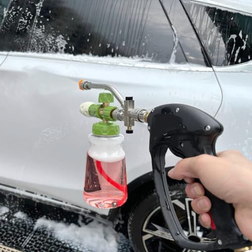 Pulverizador de espuma de latón y acero inoxidable con presión robusta de 4000 PSI 7