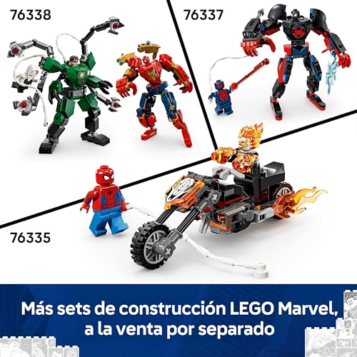 Miniatura 7 de Lego Marvel Coche De Spider-Man Vs. Lobezno Venomizado - Juguete De Superhéroes Con Maqueta De Coche, 2 Minifiguras Y 2 Cañones - Regalo Para Niños Y Fans De 7 Años - 76336