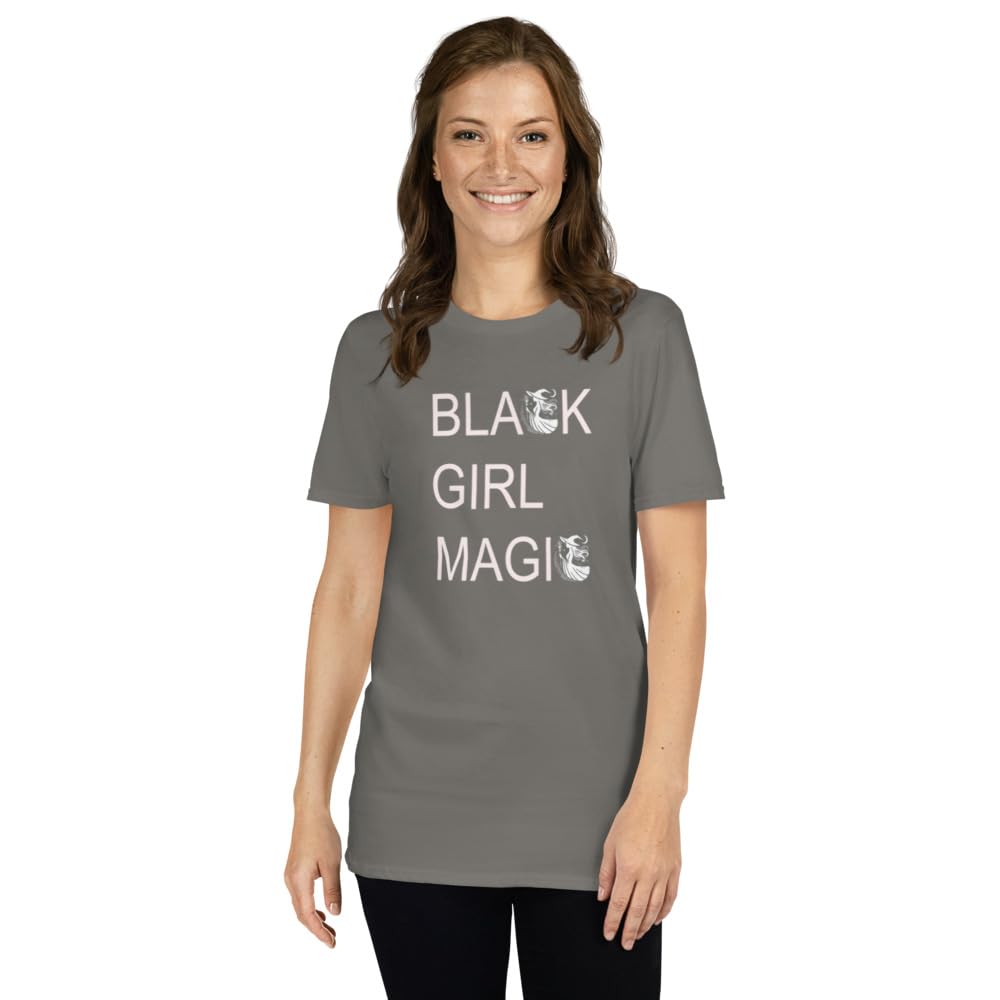 High Velocity Junior Short Sleeves Crew Neck Graphic Tee-Black Girl Magic