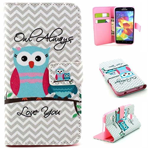 DETUOSI Custodia Galaxy S5 Neo Flip,Premium di