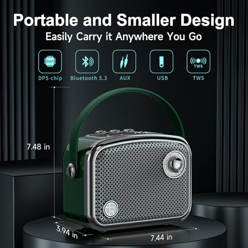 Enceinte Bluetooth portable vintage compacte pour sublimer votre déco - 3