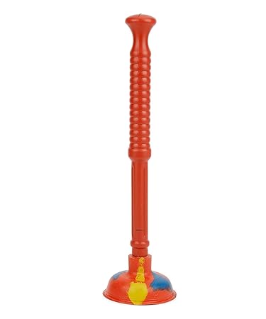 Vararo Heavy Duty Toilet Plunger Clogged, Unclog Sink Flange for Bathrooms, Kitchens, Sinks, Baths or Drain Cleaner Effortless Solid Handle-Unclogs drains Better Than Toilet Plunger (4 inch diameter)