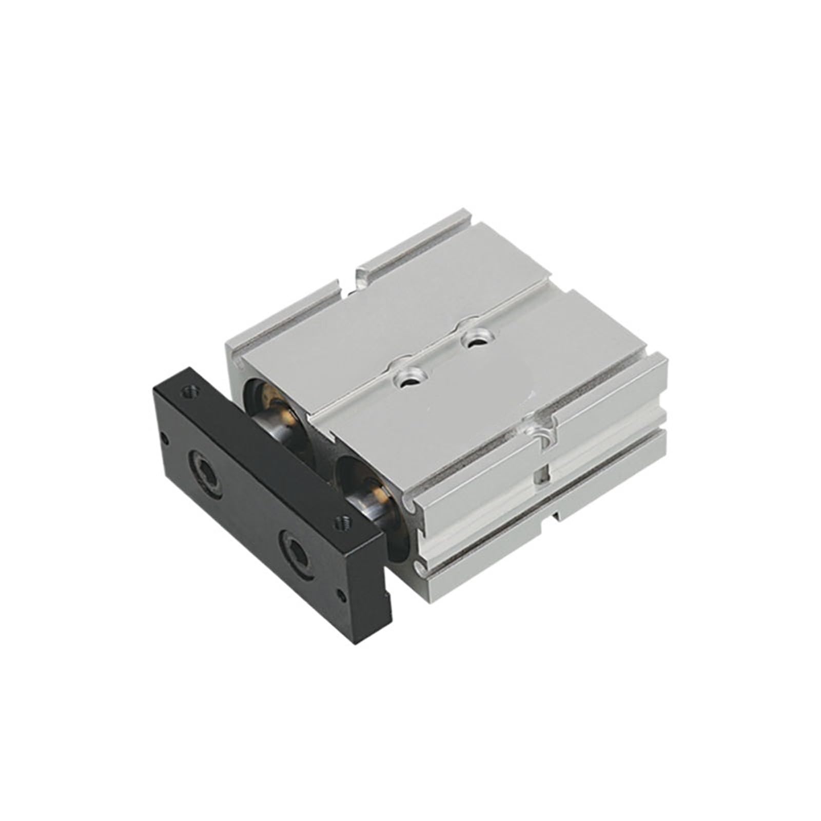 Vérin pneumatique TN16 double tige double effet guidé avec aimant interne