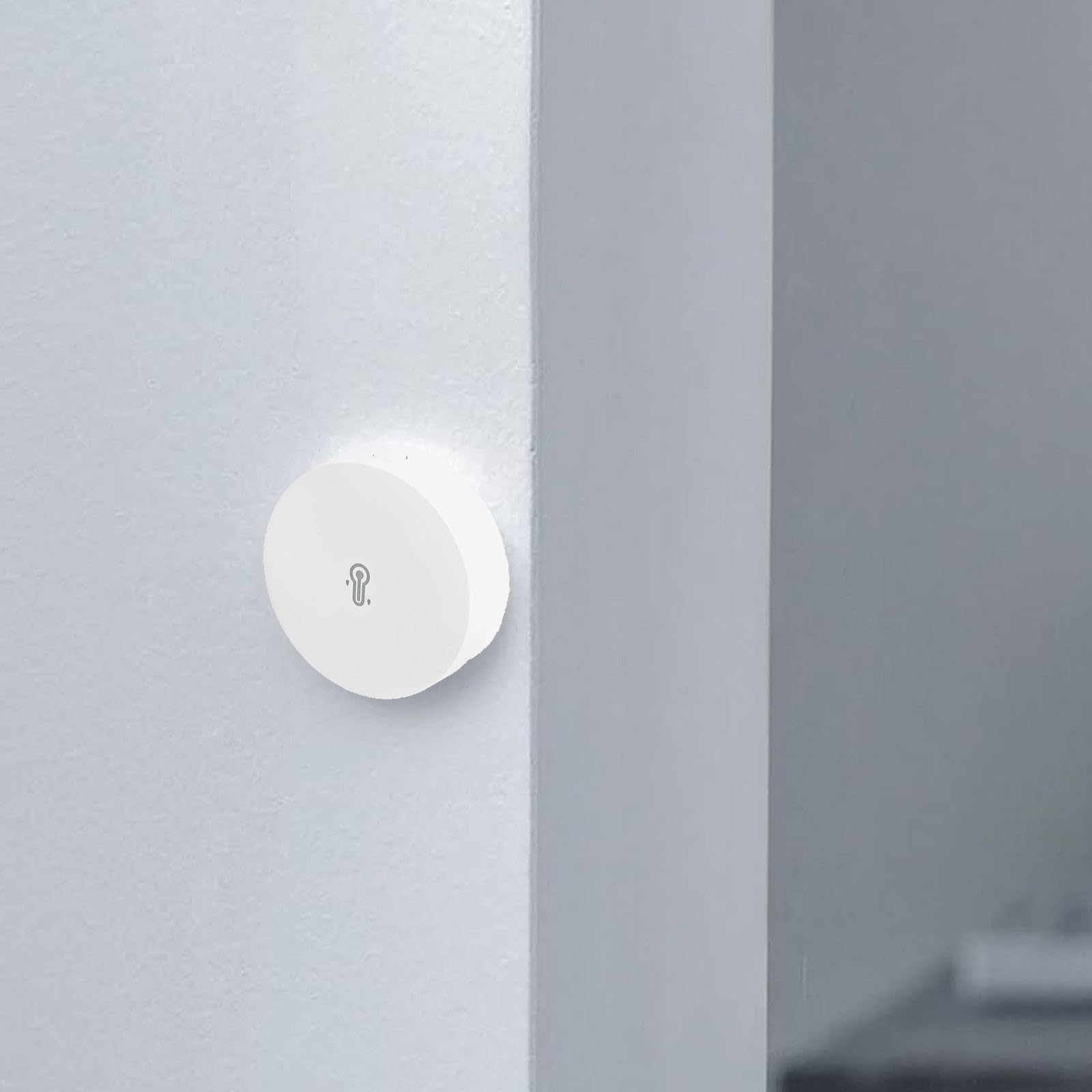 Zigbee - Sensor de temperatura y humedad interior (2 unidades, con función de alarma, precisión de ± 0,2 °C, para concentrador Zigbee 3.0, iHost y para smartthings, almacenamiento en la nube), color