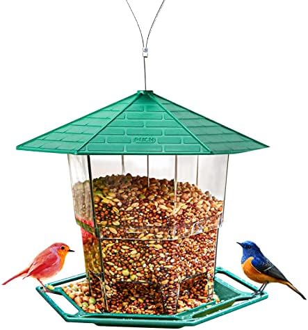 Mangeoire Oiseaux Exterieur, Mangeoire Oiseaux Exterieur Suspendue Imperméable, Mangeoire