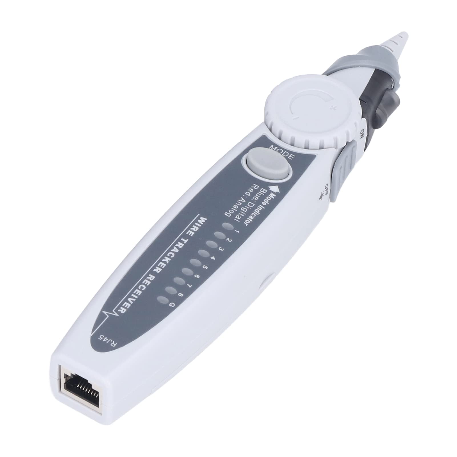 Cocoarm Probador de Cables de Red Probador de Cables Ethernet ABS con LCD Seguimiento Digital y Analógico Prueba PoE Par de Comprobación Linterna para Técnicos de TI Instaladores y Redes Domésticas