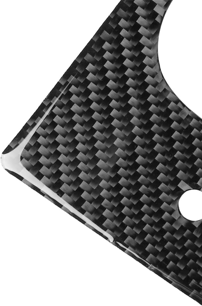 18PCS Real Carbon Fiber Interior/Exterior Accessories Sticker Compatible with Volkswagen VW Golf 6 GTI R MK6 2008 2009 2010 2011 2012 2013 Full Set Decor Kit Decal Trim Black