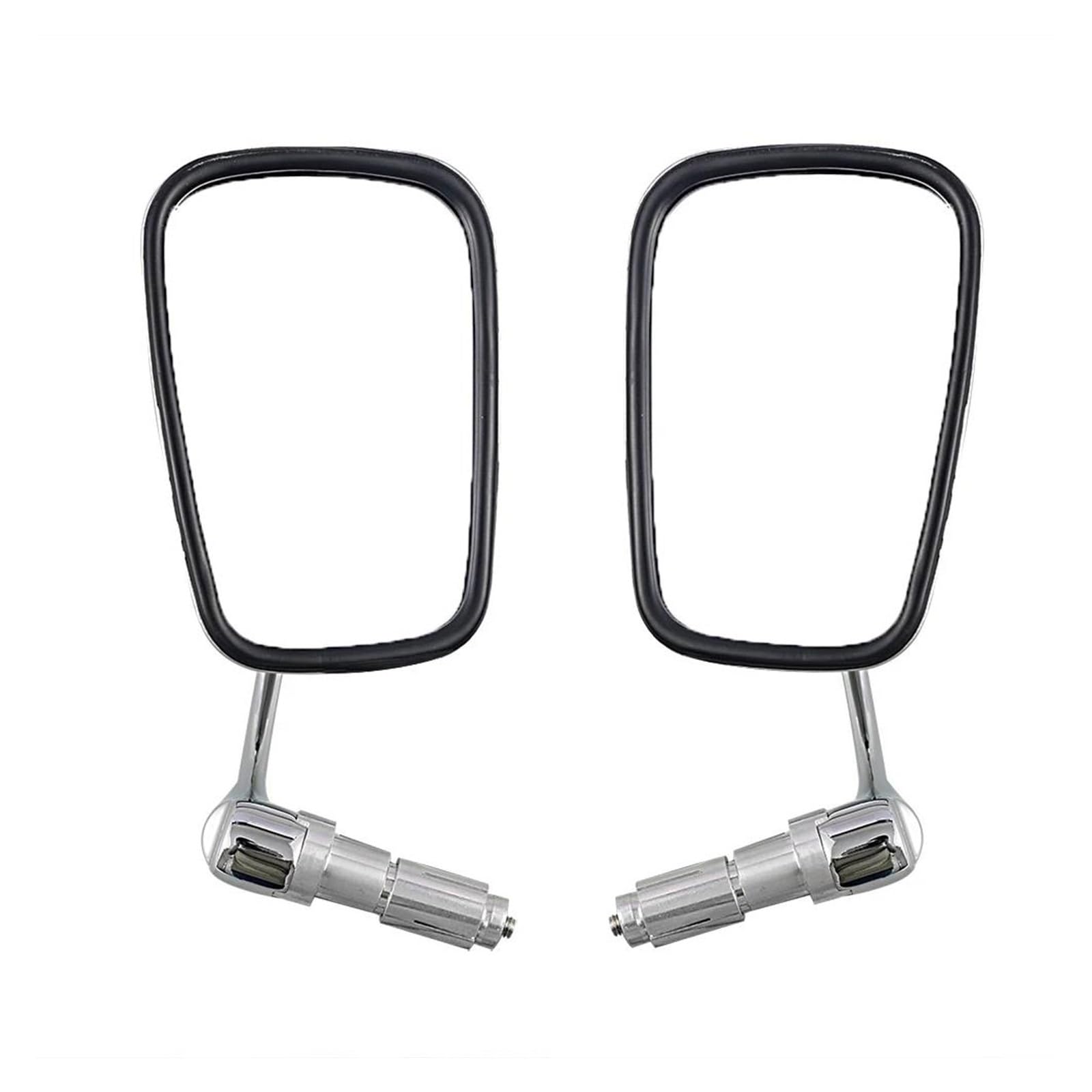 rétroviseurs réglables Universal Motorrad Roller Rückspiegel Bar End Seitenspiegel Chopper Chrom Zubehör 2 Stk