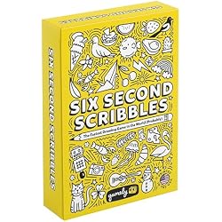 Six Second Scribbles: The frantically Fast and fantastically Fun Drawing Game | A Family Friendly Party Game for Children, Teens and Adults (New Edition)