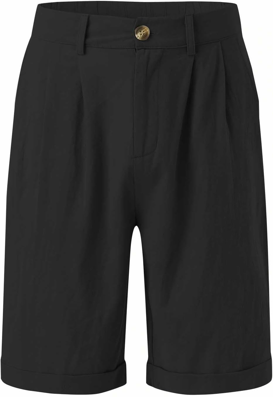 Ymosrh Men's Casual Chino Shorts Pleated Front Short Casual Lightweight Summer Golf Shorts Mens Pants, S-3XL
