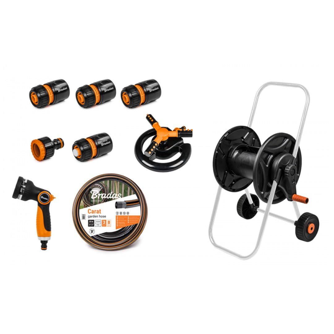 Schlauch-Set mit Gartenschlauch 1/2 Zoll Black Line 20 m + Sprinkler