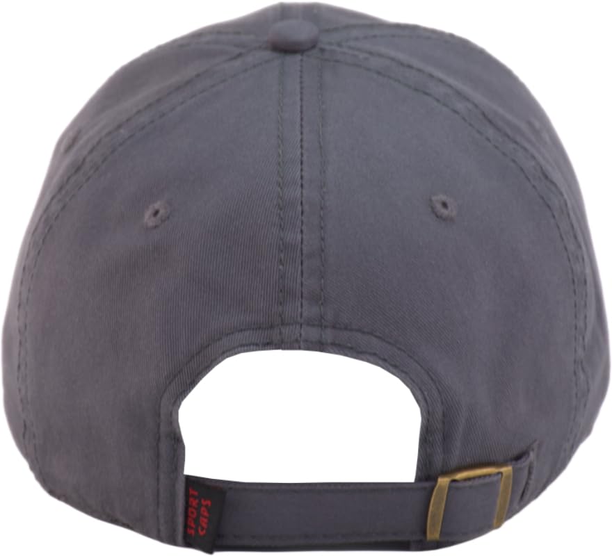 Image of TSSGBL Vintage Cotton Washed Baseball Cap S to XXL Unstructured Low Profile Adjustable Distressed Dad Hat for Men Women