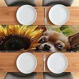 Multifonction : ce chemin de table ajoute non seulement une touche de couleur vive et de texture riche à votre table, mais protège également efficacement la table contre les rayures, les déversements de liquide et les taches.