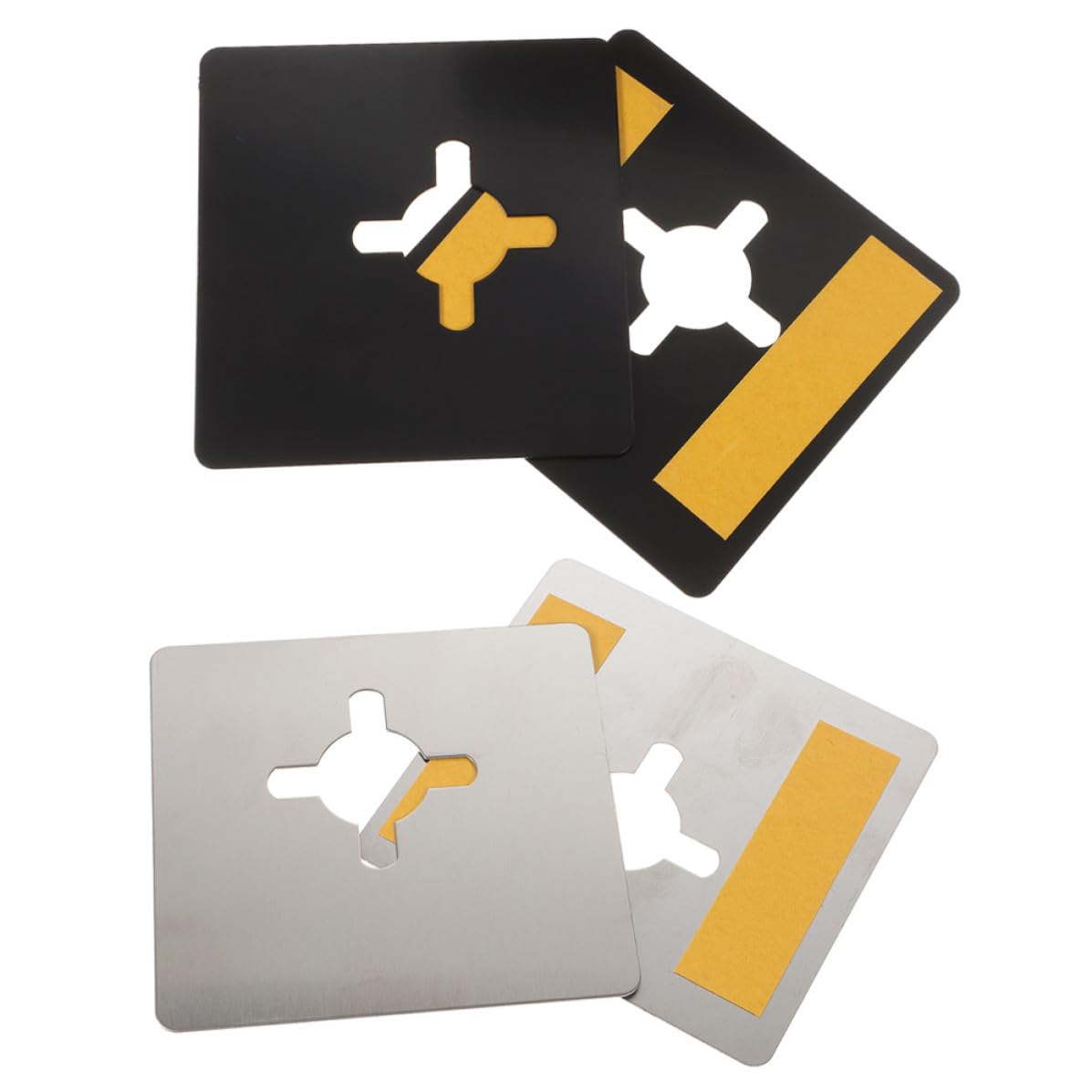 Operitacx 20 Pièces Plaque de Réparation de Serrure de Porte en Acier