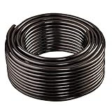 5/8' ID x 3/4' OD x 100’ TekTube Flexible Non-Toxic, BPA Free, Black Vinyl Tubing