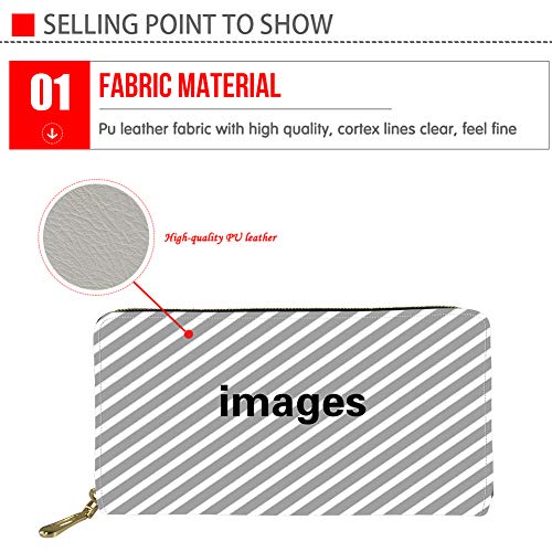 Image of Showudesigns Fashion Animal Women Men Leather Wallet Clutch Bag Long Purse Organizer