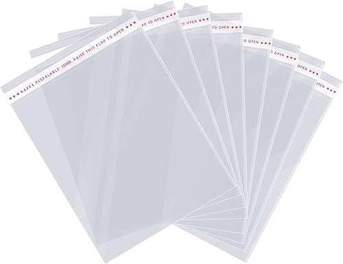 Miniatura 9 de UltraOutlet Paquete de 50 bolsas grandes de celofán de 18 x 24 pulgadas, cesta de regalo de celofán transparente, bolsas de celofán de 2.3 mil de