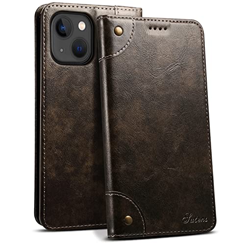 Étui iPhone 14 Plus avec béquille magnétique et protection portefeuille à rabat