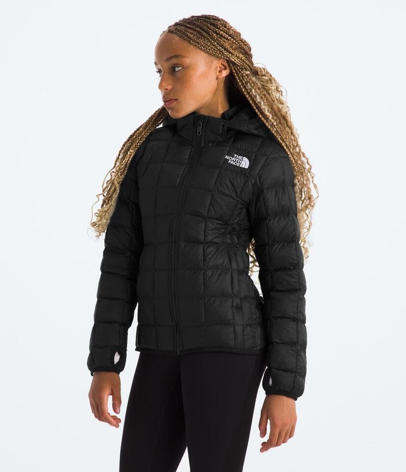 The North Face Girls' ThermoBall Hooded Jacket, S, TNF Black - image 2