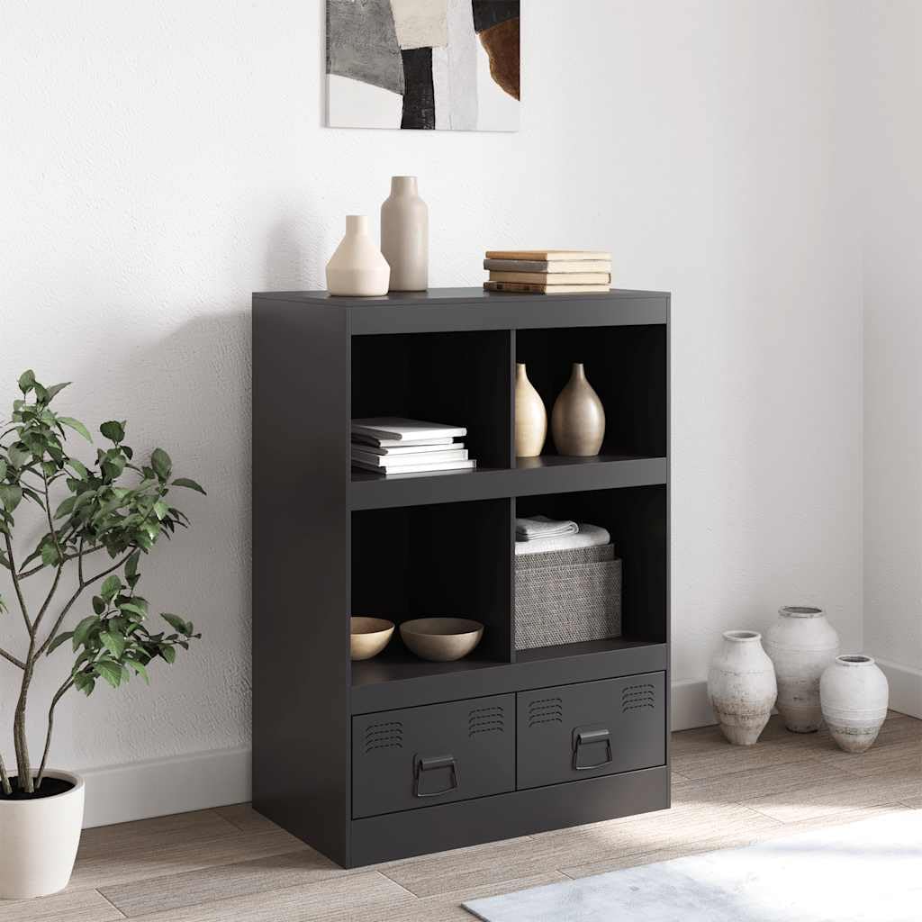 Armadietto alto, 67 x 39 x 95 cm, in acciaio, con cassetti