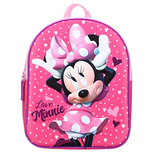 Sac à dos Minnie Mouse VB27952 rose taille M bagage scolaire