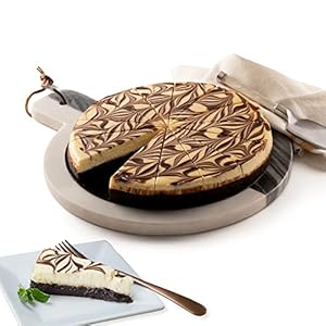 David’s Cookies Marble Truffle Cake 10″ – No Sugar Added Pre-sliced 14 pcs. Creamy Cake, Fresh Bakery Dessert Great Gift Idea