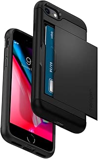 Spigen Slim Armor CS Designed for Apple iPhone 8 Case (2017) / Designed for iPhone 7 Case (2016) - Black - coolthings.us