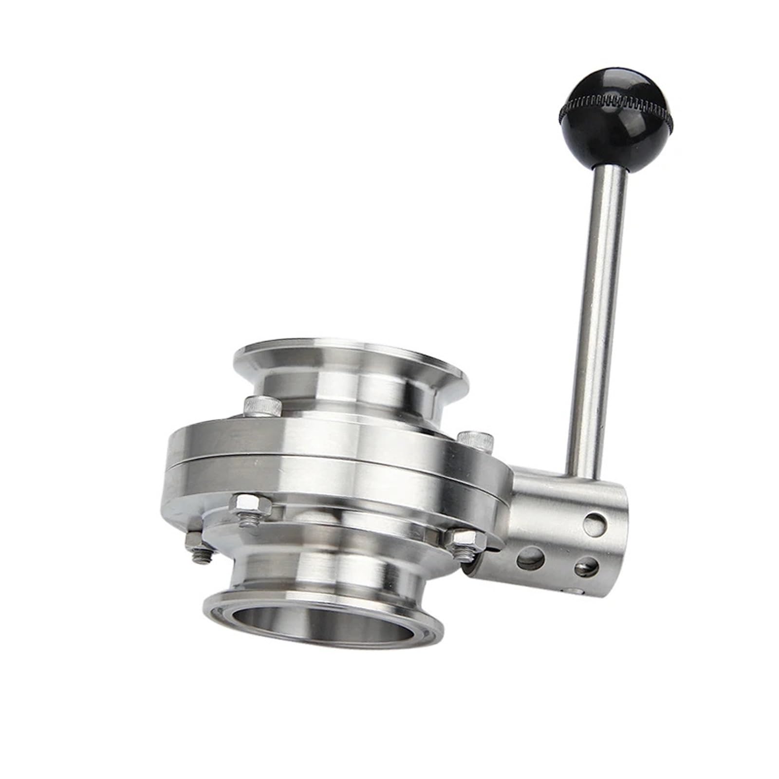 VSPPJYFG 19/25/38/45/51/63mm stainless steel 304 sanitary valve three clamp 50.5/64/77.5mm(OD19 x Clamp 50.5)