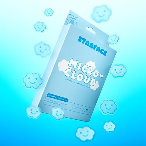 Miniatura 3 de Starface Micro-Cloud, parches hidrocoloides de microdart para manchas en etapa temprana, parches de espinillas con ácido salicílico y niacinamida