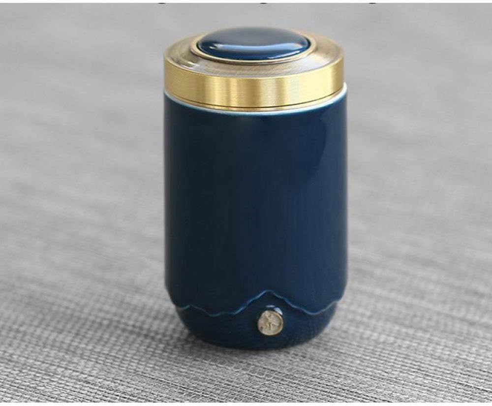 Funeral Urn Small Cremation Ashes Urn for Adults Ceramic Funeral New Urn Memorial for Pet Human 5×5×7.5cm 70ml I(E)