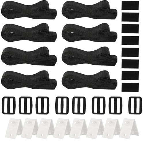 Bamyli 8 Sätze Pool Aufroller Befestigungsbänder, Planenspanner...