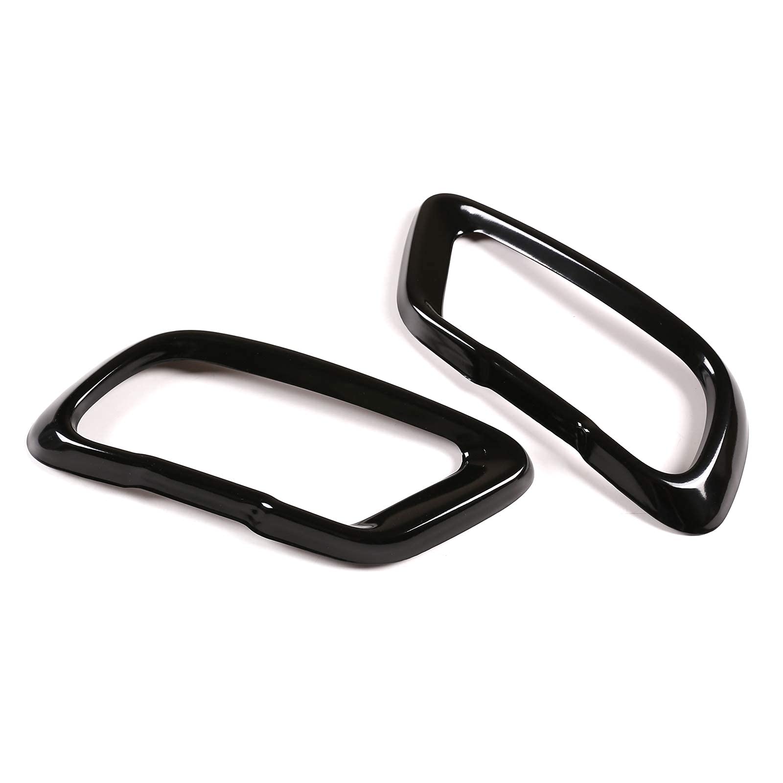 Accessori esterni in acciaio inox Scarico Tubo di Scarico Decorazione Telaio Trim Per X5 G05 X7 G07 2019-2021 M Sport Versione Accessori Auto (Nero)