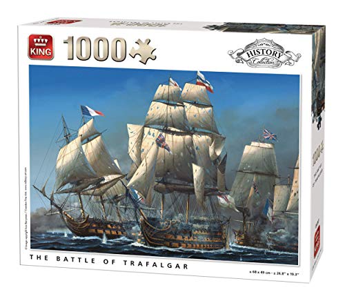 Preisvergleich Produktbild King kng05397 Geschichte der Schlacht von Trafalgar Puzzle (1000 Teile)
