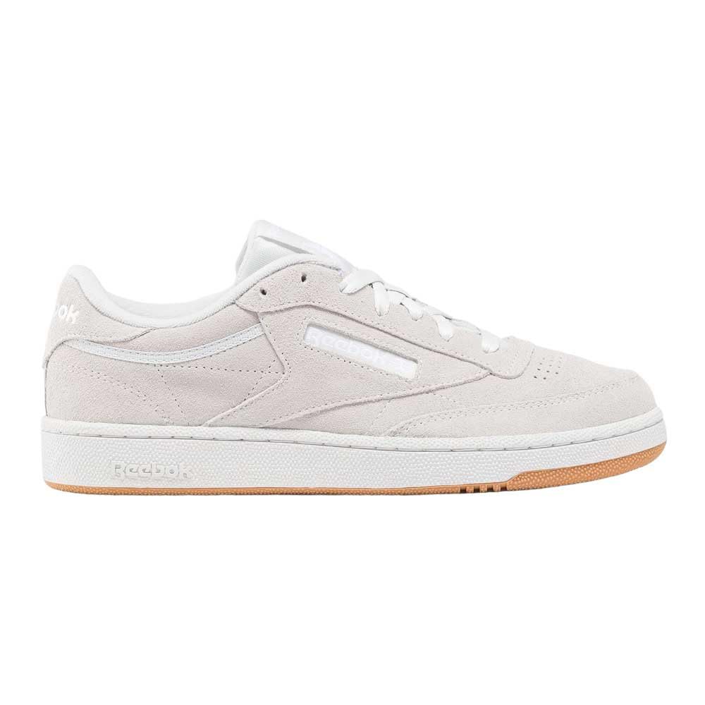 Reebok Club C 85, Scarpe Da Ginnastica Unisex - Adulto, PUGRY2/FTWWHT/RBKLE3, 38.5 Eu-image