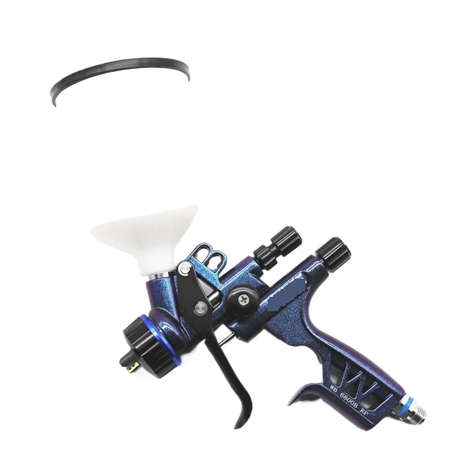 Pistolet Natryskowy 6800B Malarski Dysza 1,3 Mm Wysokowydajny Do Malowania Na Sprężone Powietrze Samochodu Wysoka Precyzja Atomizacji(Blue)